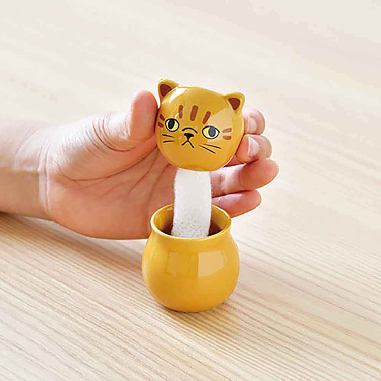 DANBURY MINT ダンバリーミント 子猫フィギュア　3個セット　日本製 3種セット】コロコロ キャット（茶・グレー・白） 7290069│アイリス