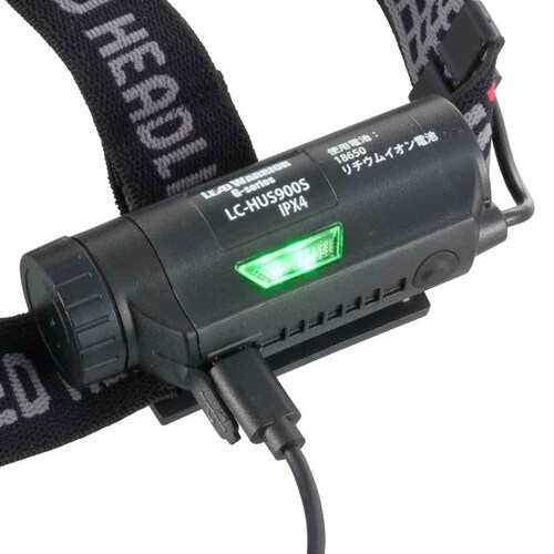 �I�[���d�@ LED���@�\�w�b�h���C�g 900lm LC-HUS900S-K _8