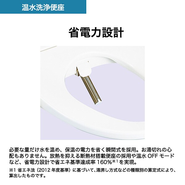 Haier 瞬間式温水洗浄便座 JB-SS01A ホワイト 7291436 │アイリス