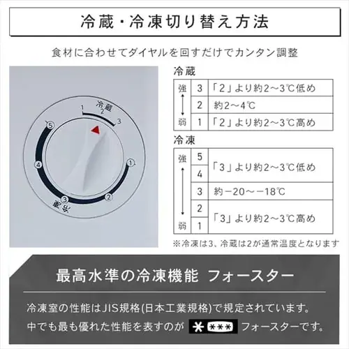 冷凍庫 31L 1ドア PF-A31FD-BN ゴールド_9