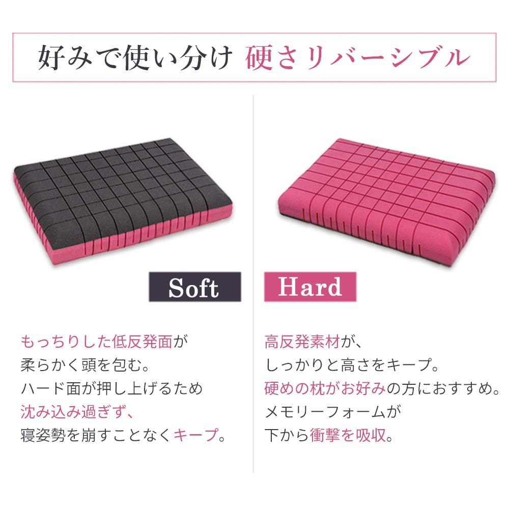 まくら 無重力枕 スタンダード S/高さ8cm 通気性 高反発 低反発 体圧
