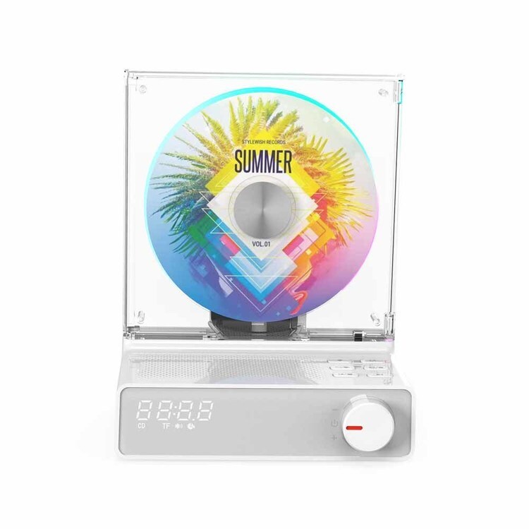 ダイニチ電子 縦型CDプレーヤー WVC-S001W ホワイト 7293301