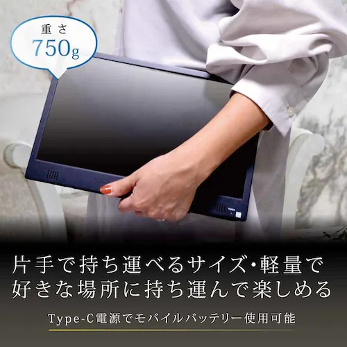 ダイニチ電子 コンパクトテレビ(11.6インチ) ブラック WCM-TV1120 【プラザセレクト】_13