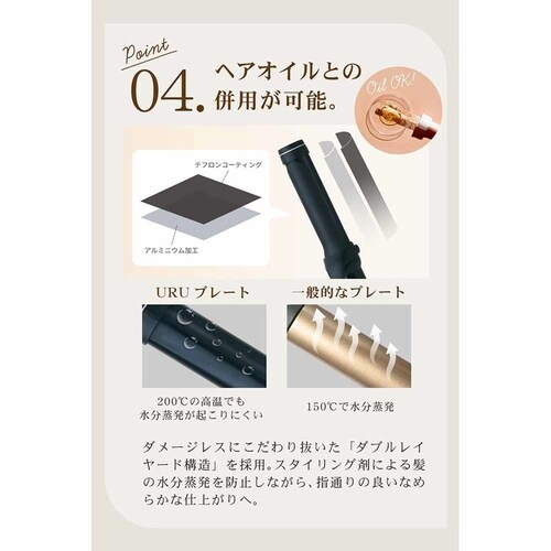 ���[�l�W���p�� URU �J�[���w�A�A�C����38mm AG-0007-BK �u���b�N_15