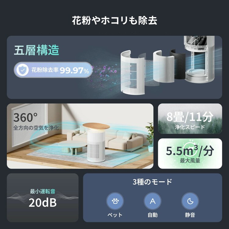 SwitchBot SwitchBot 空気清浄機Table W5302310 7293323│アイリス SwitchBot SwitchBot 空気清浄機Table W5302310 7293323│アイリス