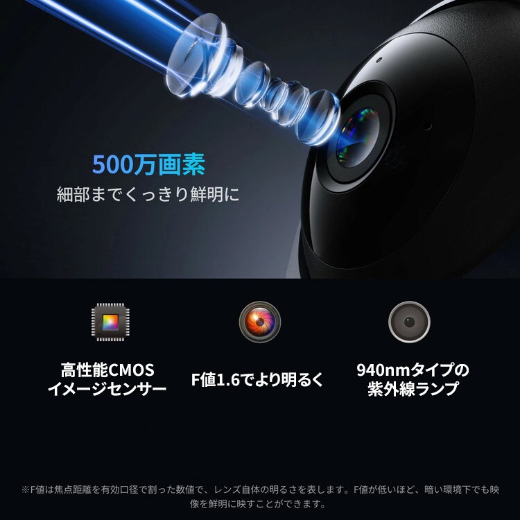 SwitchBot 見守りカメラPlus 5MP W4001100 7293343│アイリスオーヤマ