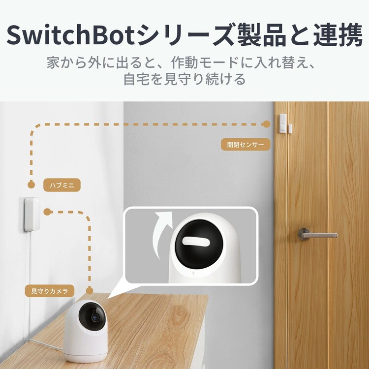 SwitchBot 見守りカメラPlus 5MP W4001100 7293343│アイリスオーヤマ