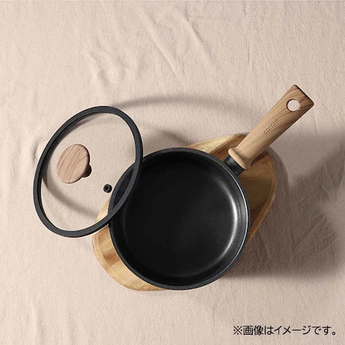 カローテ 片手鍋 ソースパン 18cm IH ガス火対応 ガラス蓋付 ブラック NM-5107 NM-5107 片手鍋ソースパン18cm【プラザセレクト】_7