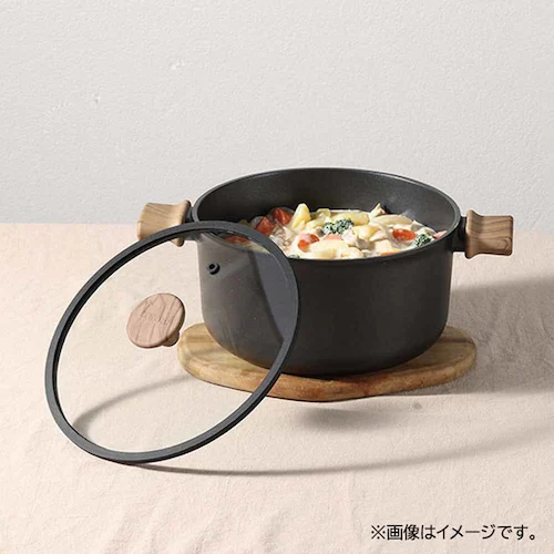 カローテ 片手鍋 ソースパン 18cm IH ガス火対応 ガラス蓋付 ブラック NM-5107 NM-5107 片手鍋ソースパン18cm【プラザセレクト】_9