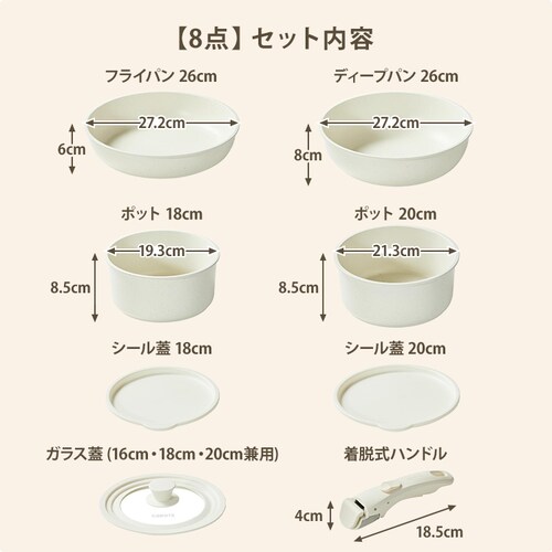 �J���[�e �t���C�p�� �[�^�t���C�p�� �|�b�g ���p�K���X�W �V�[���W ����� 8�_�Z�b�g IH �K�X�ΑΉ� �A�C�{���[ NM-5014 ICE cream �x�X�g�R �A�C�{���[ NM-5014 �y�v���U�Z���N�g�z_6