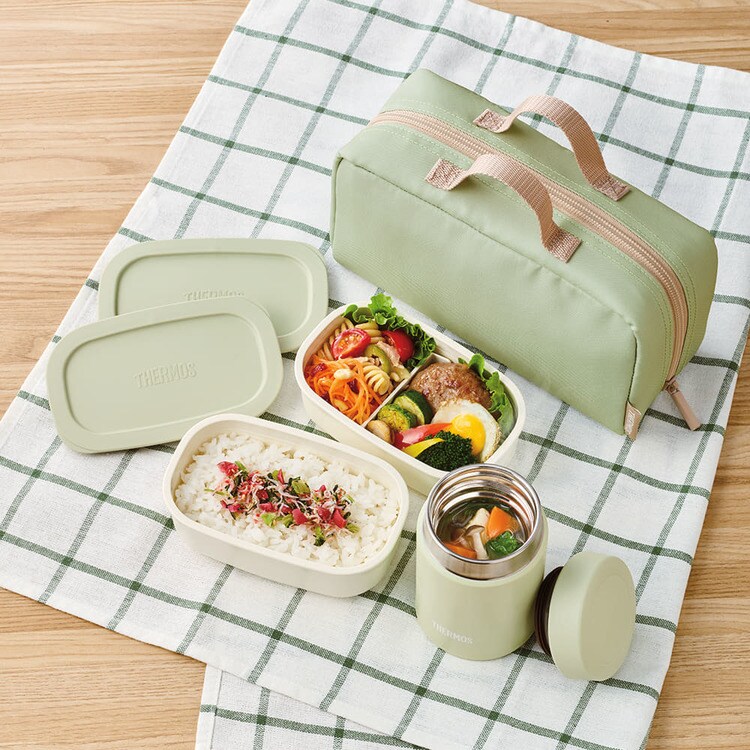 真空断熱 スープランチセット ダスティグリーン JEH-800 DTG ダスティ