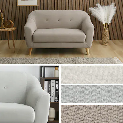 ソファ 2人掛け コンパクト ヴェリナ2P-IV アイボリー【プラザセレクト】_25