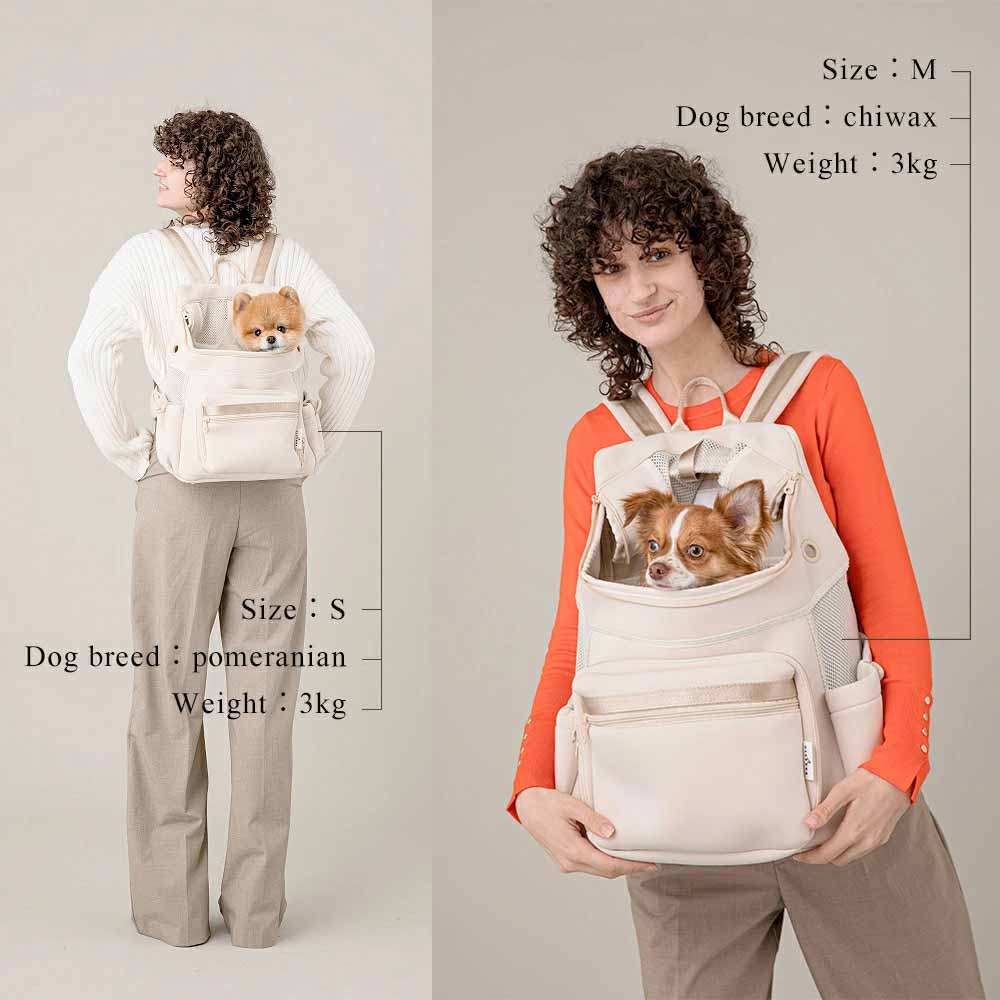 CITYDOG ペットリュック ネオプレーンパックキャリー-M- モカ 7294339