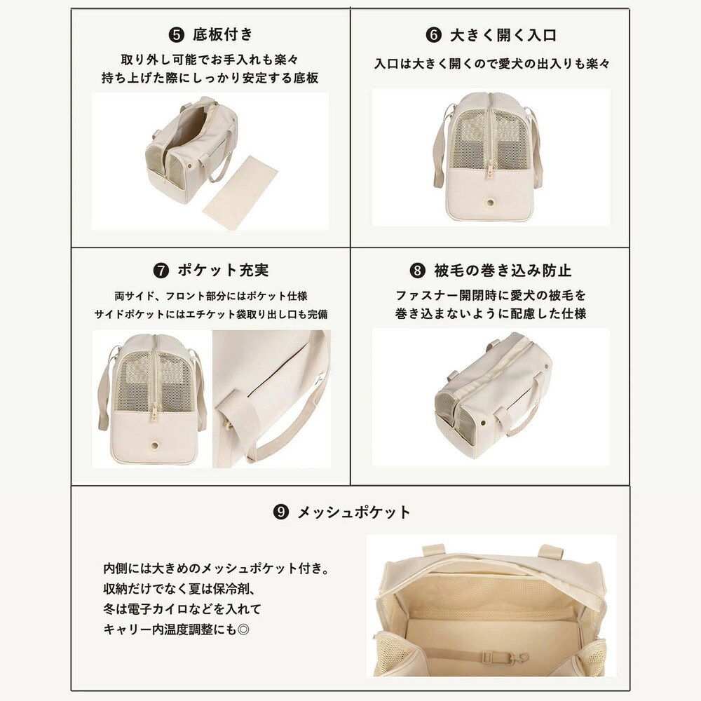 CITYDOG ペットリュック ネオプレーンボストンキャリー-S- ホワイト