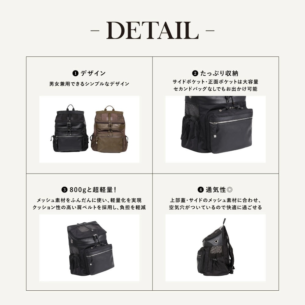 CITYDOG ペットリュック シティバックパックキャリー-S- オリーブ