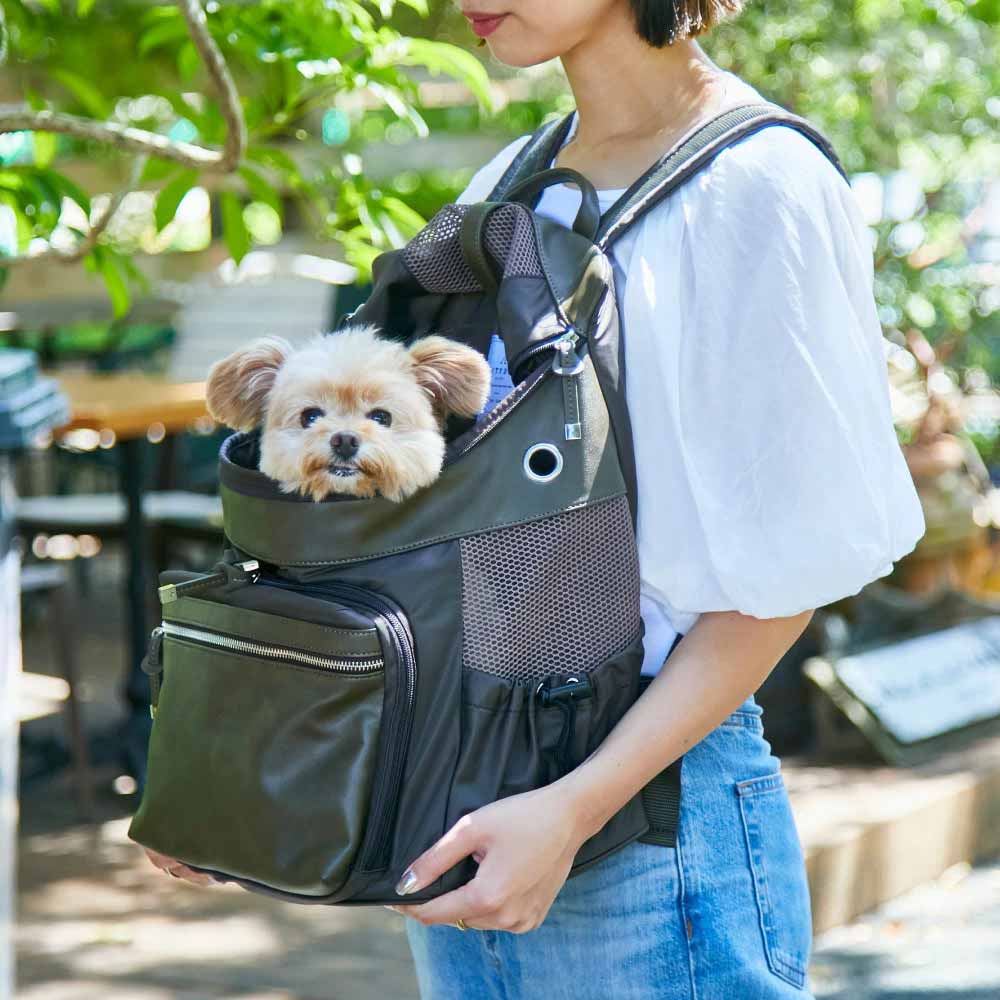 CITYDOG ペットリュック シティバックパックキャリー-S- オリーブ
