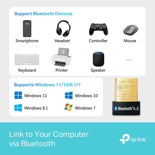 TP-Link Bluetooth USB�A�_�v�^ UB500 _4