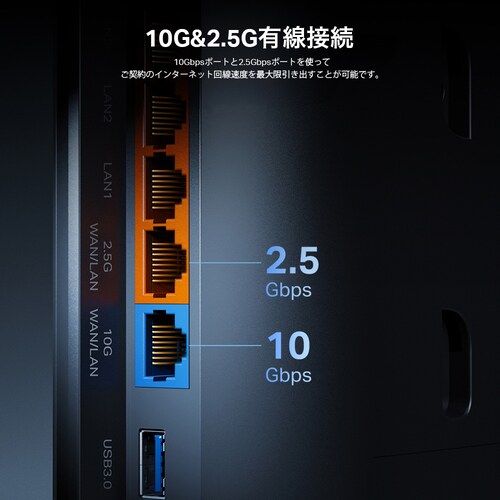 TP-Link WiFi7����LAN���[�^�[ Archer BE7200 _5