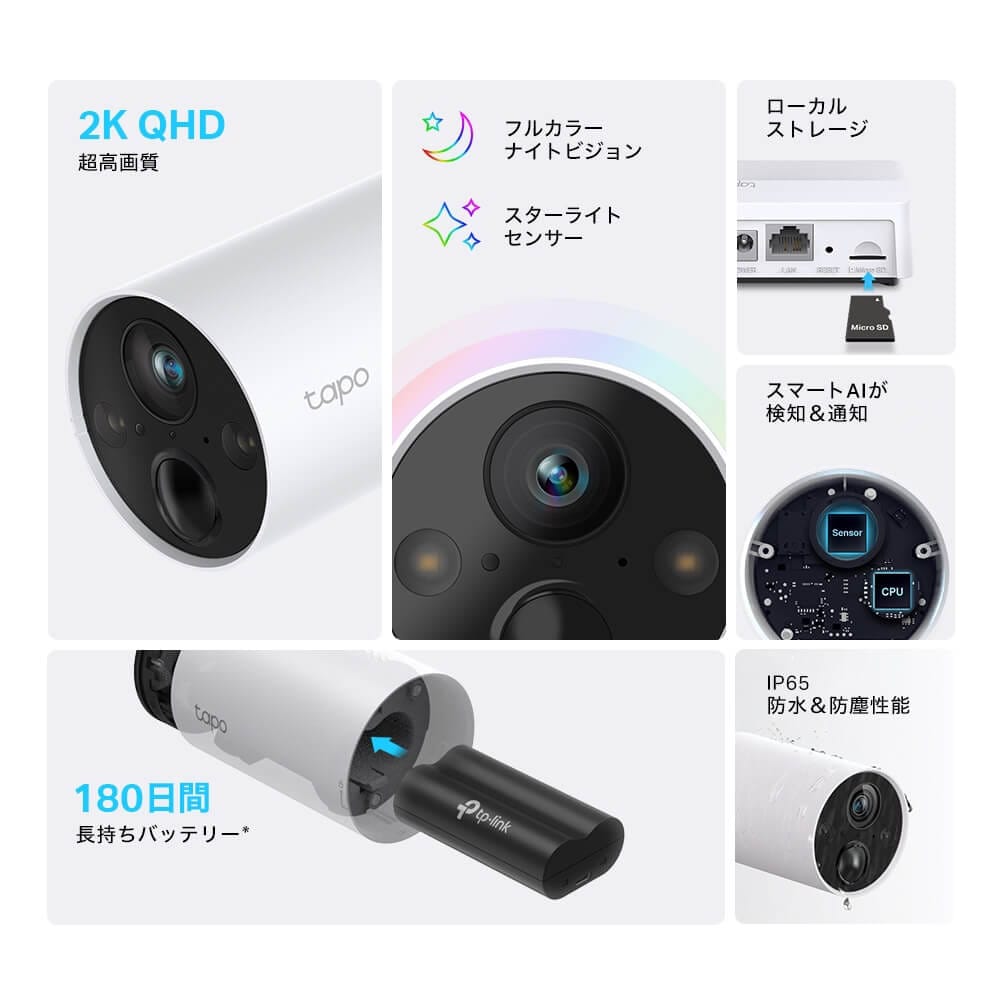 【新品・未使用・未開封】tp-link C420S2 防犯カメラ 2K QHD Tapo C420S2 2K QHD 防犯カメラ - メルカリ
