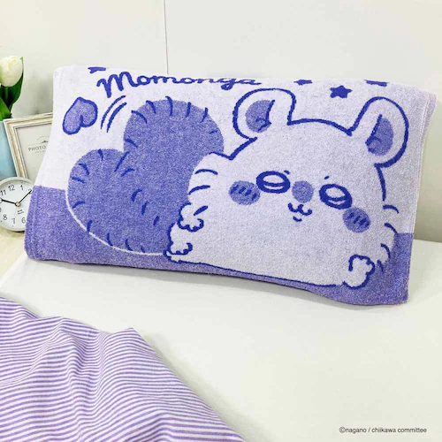 ちいかわ 枕のびのびピローケース タオル地 モモンガ【プラザセレクト】_16