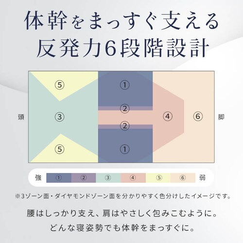 3D�_�C�������h�]�[��10�}�b�g���X �O���[ 23L-3DZ10-S _5