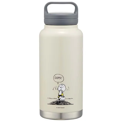 スケーター 水筒 スクリューハンドル 真空ステンレス ボトル 大容量 1000ml STSC10 SNOOPY-スヌーピー【プラザセレクト】_9