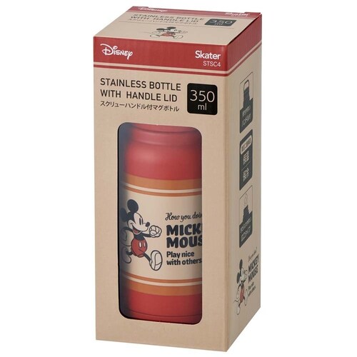 スケーター 水筒 ステンレスマグボトル 350ml スクリューハンドルタイプ STSC4 ディズニー-ミッキーマウス【プラザセレクト】_12