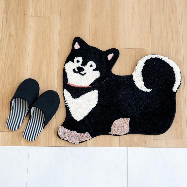 オカ アクセントマット ファンディットアニマル チョコレートタン