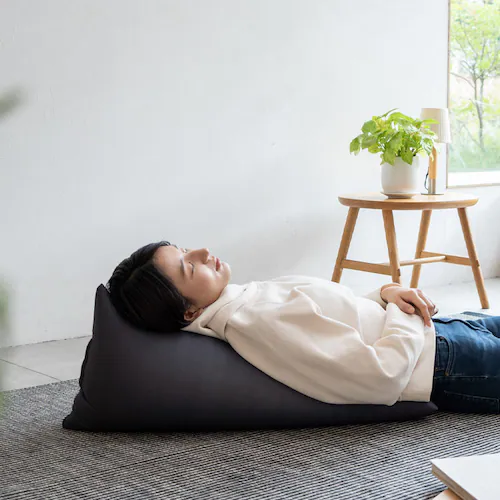 ハグボディピロービーズクッション BG-2460 ブラウン【プラザセレクト】_7