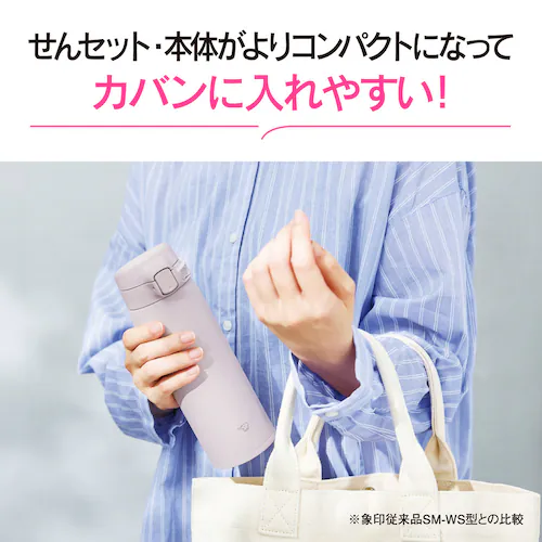 �y�ʁ��R���p�N�g �ۈ�}�z�[�r�� �ۈ�X�e�����X�}�O 480ml SU-BA48-BM �~�b�h�i�C�g�u���b�N_5