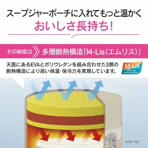 象印マホービン 象印スープジャーポーチ ダークグレー SW-PC02-HA 【プラザセレクト】_6