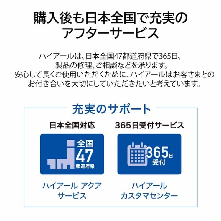 Haier 洗濯機 5.5kg ノンインバーター JW-U55B(W) ホワイト 7296503
