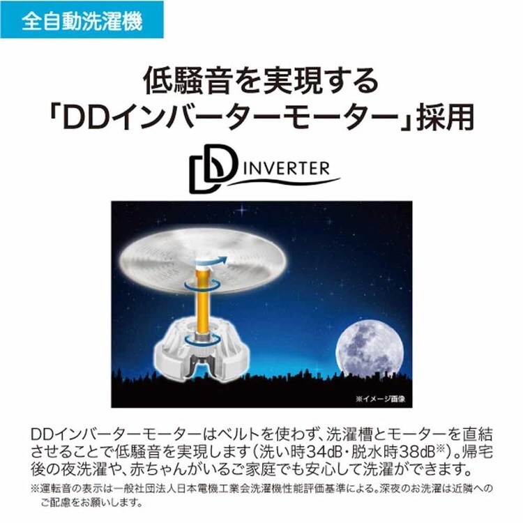 Haier 洗濯機 5.5kg インバーター JW-UD55B(W) ホワイト 7296506