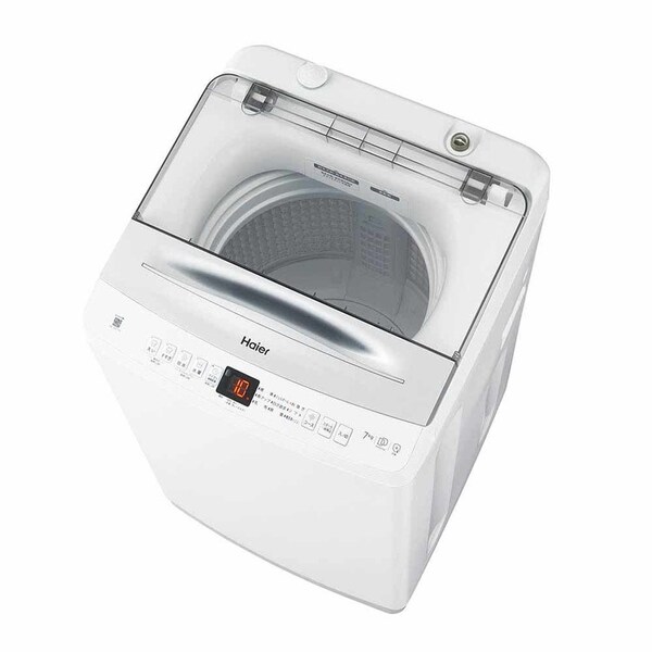 Haier 洗濯機 7kg インバーター JW-UD70A(W) ホワイト 7296507 