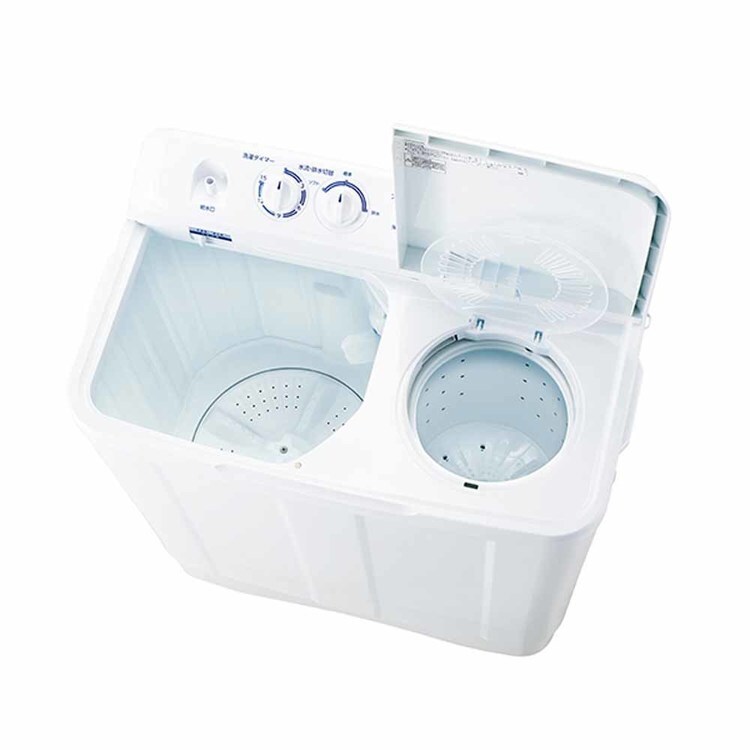 Haier 洗濯機 二槽式 8kg JW-W80F(W) ホワイト 7296511│アイリス