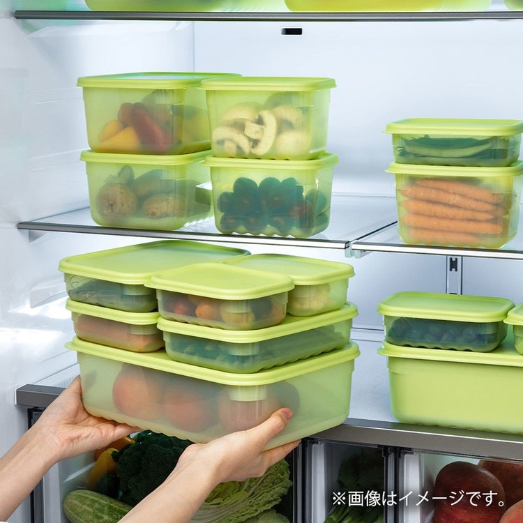 保存容器 LIV PLUS ベストコ 3.2L 鮮度保持 長方形 グリーン ロック