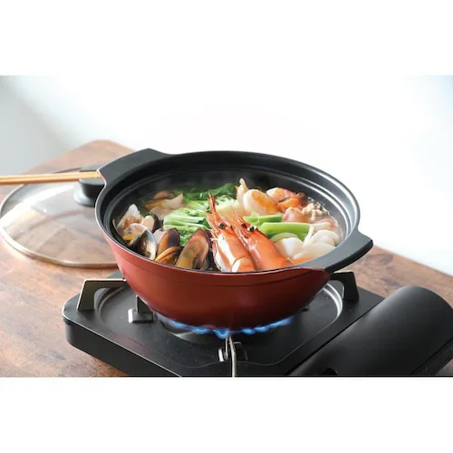 �p�[������ ���� ����� 24cm IH �K�X�ΑΉ� �K���X�W�t�� 3~5�l�p �|�� ���b�h HB-6964 �y�v���U�Z���N�g�z_2