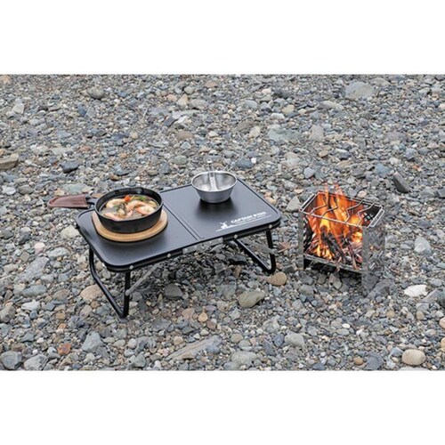 �p�[������ �L���v�e���X�^�b�O �A�E�g�h�A�e�[�u�� �n���h�e�[�u�� 47�~30cm �r�X�g�� �u���b�N UC-546 �y�v���U�Z���N�g�z_4