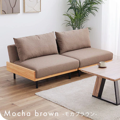 リクライニングソファベッド B2524 ホワイト【プラザセレクト】_19