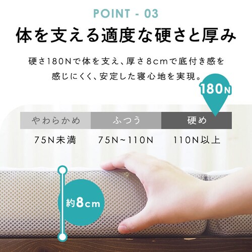 Achilles �����@�\�t��������3�܂�}�b�g���X �O���[ �y���Ԏw��s�z�y����s�z�y�����s�z_5