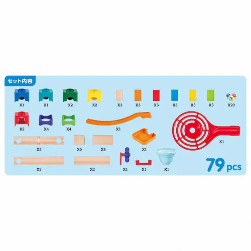 カワダ ハペ ころころくみかえスライダー きほんセット E8862 【プラザセレクト】_5