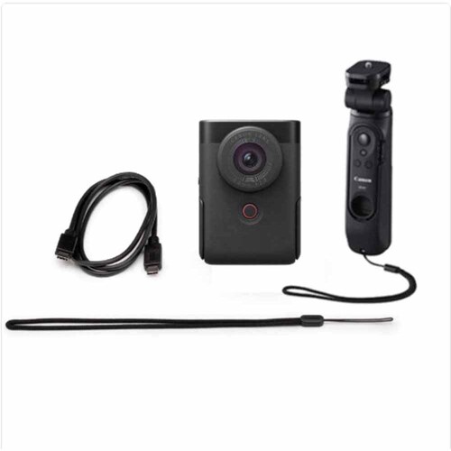 Canon �r�f�I�J���� PowerShot V10 �g���C�|�b�h�O���b�v�L�b�g �u���b�N PSV10TRIPODKIT �y�v���U�Z���N�g�z_10