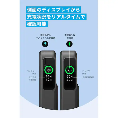 Anker �A���J�[ MagGo Power Bank�i10�C000mAh�C 15W�j A1654N11 �u���b�N_7