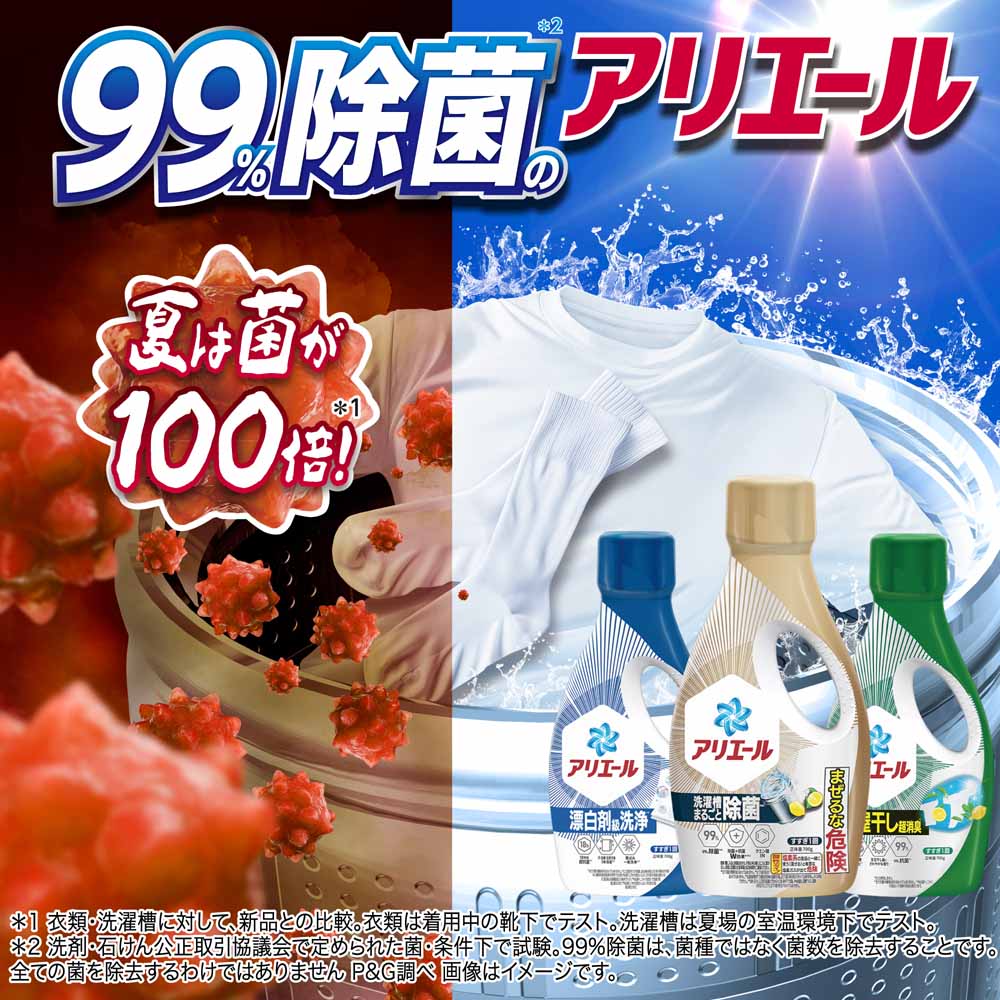 アリエールBIOジェルボール 部屋干し用 ウルトラジャンボサイズ 64個×8