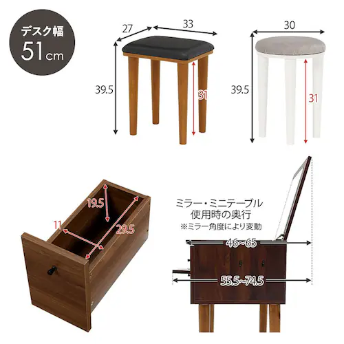 �h���b�T�[ ��50cm LED���C�g�t�� MD-6755WH �z���C�g�y���Ԏw��s�z�y����s�z�y�����s�z_20