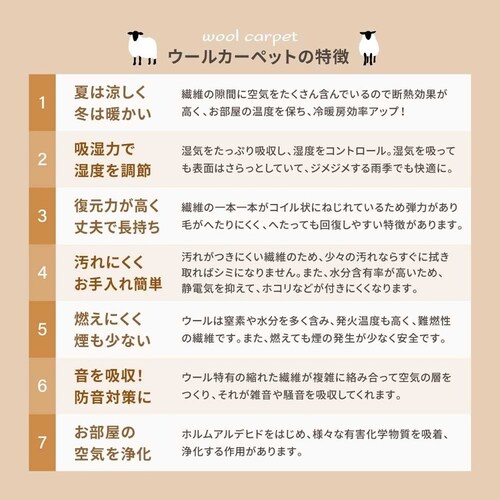 �V�R�E�[��100���̖h���J�[�y�b�g�J�[�y�b�g �I�y�� �]�ˊ� 10�� 600023590 �x�[�W���y���Ԏw��s�z�y������s�z_7