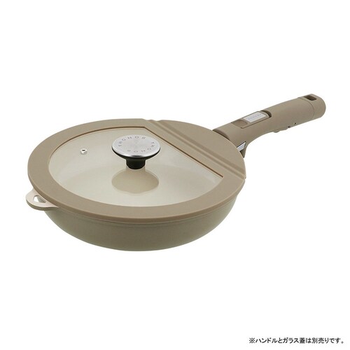 LIV PLUS �t���C�p�� 24cm IH �K�X�ΑΉ� �Z���~�b�N SONOMA �\�m�} �O���[�W�� LV-0361 �y�v���U�Z���N�g�z_2