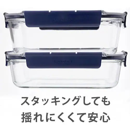 LIV PLUS 保存容器 長方形 380ml LBG422 _13