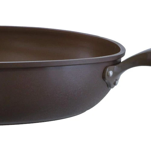 LIV PLUS IH 深型フライパン ダイヤモンドコート 32cm アイスフラワーブラウン ND-8297 【プラザセレクト】_4