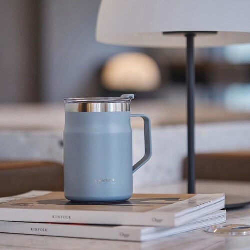 LIV PLUS �}�O�J�b�v �ӂ��t�� �X�e�����X 475ml LHC4219SBLU �u���[�y�v���U�Z���N�g�z_7